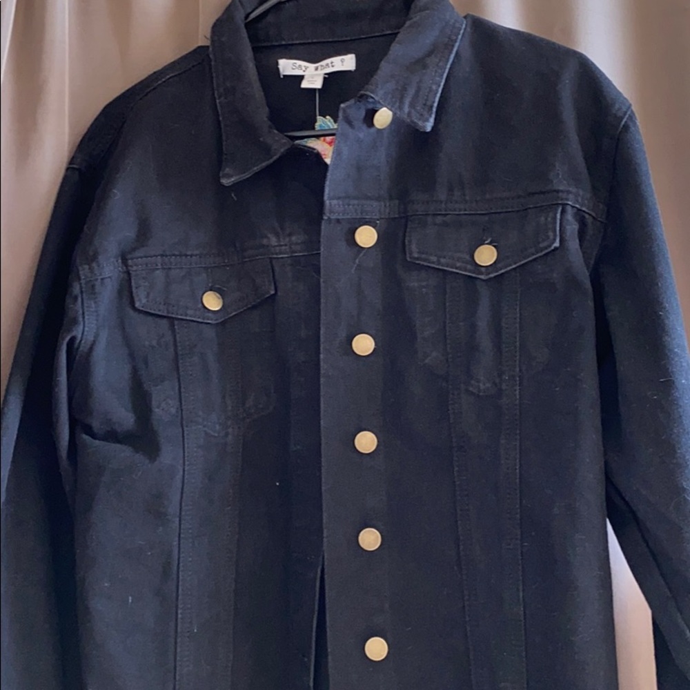 Black Denim Jacket